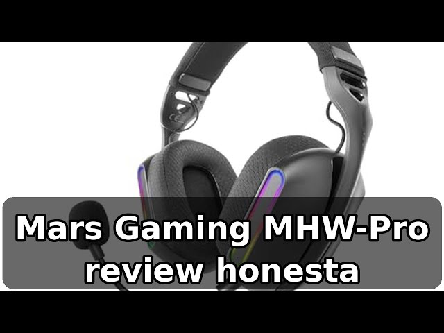 Vídeo relacionado con Mars Gaming MHW-100, Auriculares Inalámbricos ARGB Flow, Micrófono ENC Extraíble,Cancelación de Ruido Activa ENC, Windows/PS4/PS5/XBOX ONE/XBOX SERIES X|S/Mac/Switch/Switch 2/Smartphone/Tablet, Blanco