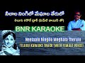 Neelala Ningilo Karaoke With Female Voice Jebudonga 1975 Chakravarthi Aatreya Balu Susheela