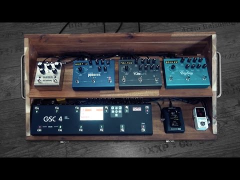 Building a two level pedal board for a Stereo Setup