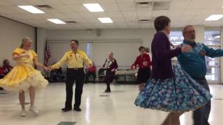 Kathy Koft cueing "I want a Hippopotamus for Christmas"