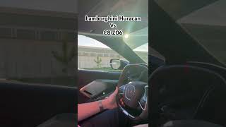 Lamborghini Huracan vs Corvette C8 Z06