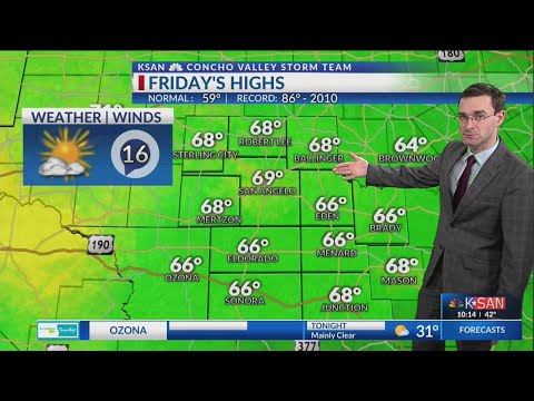 KSAN 10pm Weather - Thursday December 20, 2018