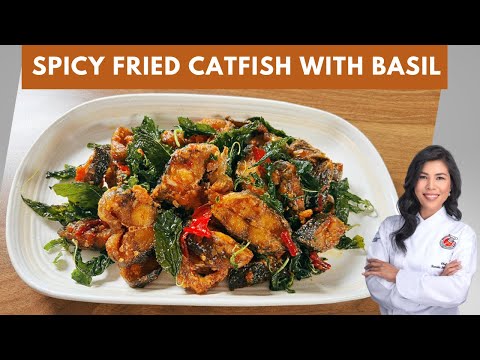 Spicy Fried Catfish / Pad Ped Pla Duk Tod / Crisp Catfish With Basil