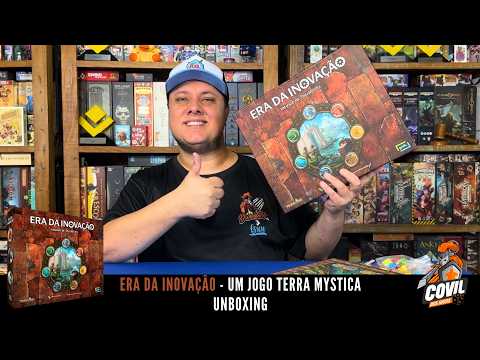 O que tem na Caixa? Unboxing Era da Inovação: Um Jogo de Terra Mystica