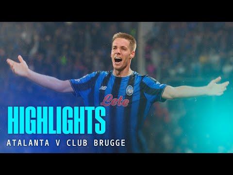 Absolute Cinema 🎬🖤💙 | Highlights Atalanta-Club Brugge 2-1 | UCL MD2 League Phase
