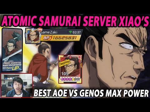 🔥🔥ATOMIC SAMURAI SERVER XIAO!! OLD DAMAGER VERSUS NEW META DAMAGER! - ONE PUNCH MAN:The Strongest