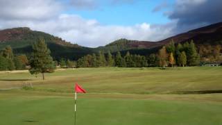 Autumn Golf Club Braemar Aberdeenshire Highlands Scotland