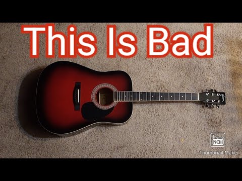 Esteban Used acoustic guitar review and can I make it playable again? part1