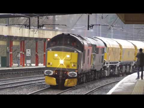 37884 & 31452: 4Z01 14:12 Carlisle to Thoresby Colliery Junction | Lancaster (25/02/17)