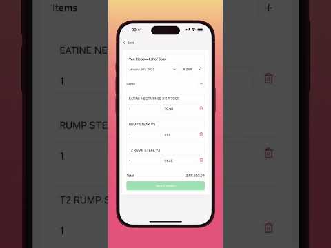 Bill Splitter AI: TabRush