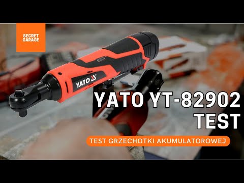Трещотка ударная аккумуляторная YATO 3/8", 45 Нм + 4 торцевые головки (YT-82902)