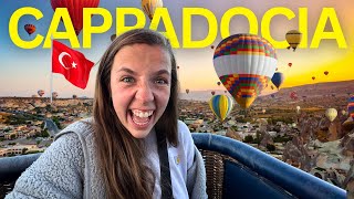 Travel vlog - TÜRKIYE’S INSANE HOT AIR BALLOON RIDE! 🇹🇷 (Cappadocia)