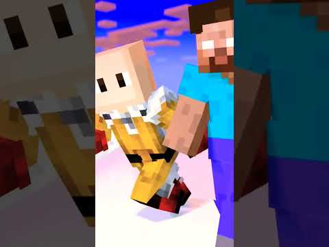 Herobrine Kills One Punch Man in Devil Face! Minecraft Anim