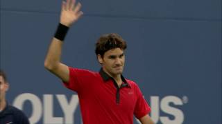 US Open 2009: Incredible Roger Federer Tweener vs 