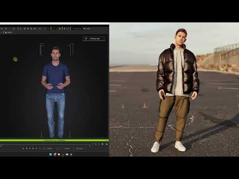 Animating Reallusion Character Creator CC4 avatars with Marvelous Designer clothes in Unreal Engine