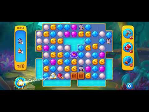 Fishdom level 10884 no boosters フィッシュダム ノーマル