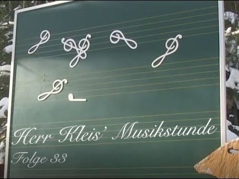 Musikstunde mit Herrn Kleis: Noten lesen 33, Version 2
