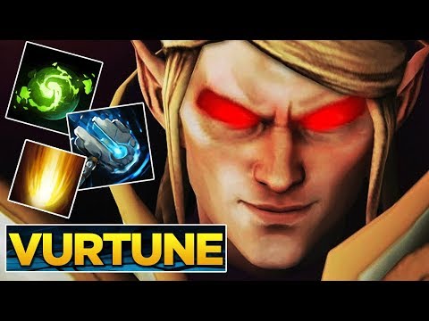 Vurtune Invoker Gameplay Compilation - Refresher Orb + Meteor Hammer Plays Dota 2