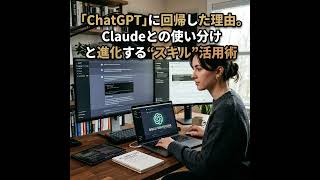ChatGPTに回帰した理由。Claudeとの使い分けと進化する“スキル”活用術