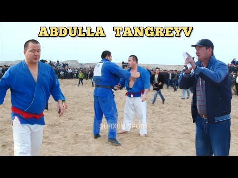 Abdulla Tangreyv kurashi 2015 yil shu kurashni tuliq videosi bor kanalimizda