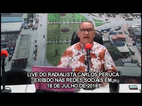 Mensagem sublimar na LIVE de Carlos Peruca em 2018