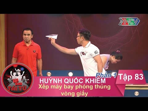 Xếp máy bay phóng thủng vòng giấy - GĐ anh Huỳnh Quốc Khiêm | GĐTT #83 | 280417
