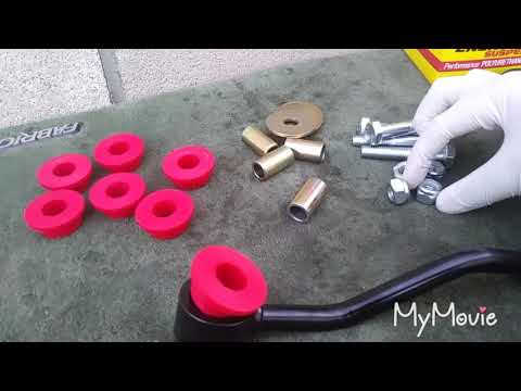 Ford Excursion F250 F350 F450 Sway bar endlink bushings: Replace with Energy Suspension bushings