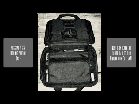 NcStar VISM Double Pistol Range Bag