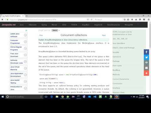 Explain Arrayblockingqueue In Java Concurrency Collections Javapedia Net
