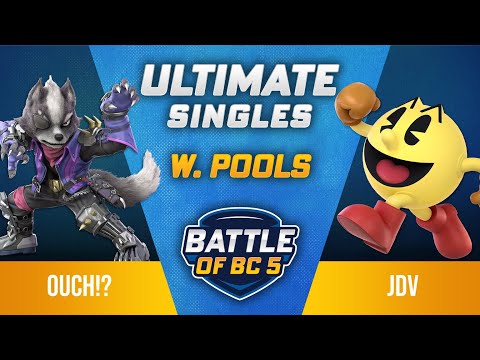 Ouch!? (Wolf) vs JDV (Pac-Man) - Ultimate Singles Losers Top 48 - Battle of BC 5