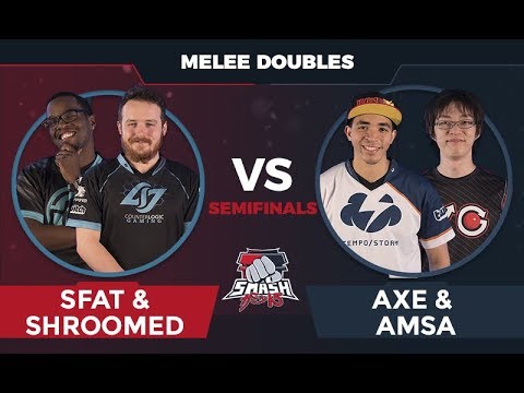 SFAT/Shroomed vs Axe/aMSa - Melee Doubles: Losers' Round 3 - Smash Summit 5