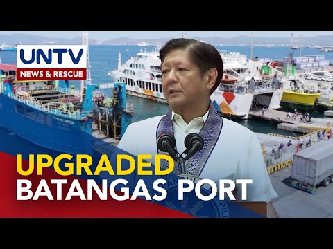 PBBM leads opening of largest, modern port passenger terminal in Batangas