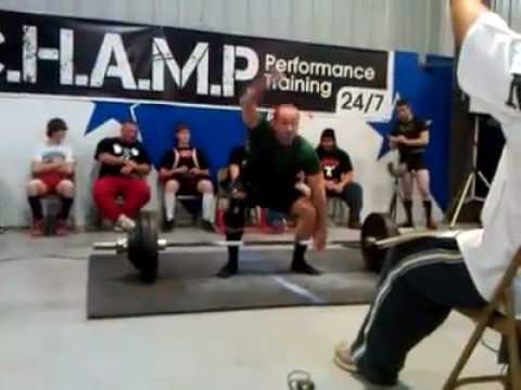 Paul Leopard 425lb Deadlift at Southern Powerlifting Alabama State 2-25-2012