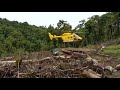 BK117 Helicopter Landing In PNG 2018
