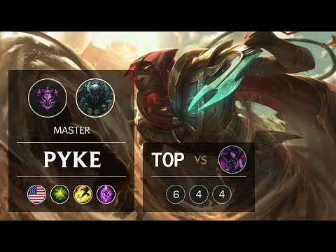 Pyke Top vs Morgana - NA Master Patch 9.5