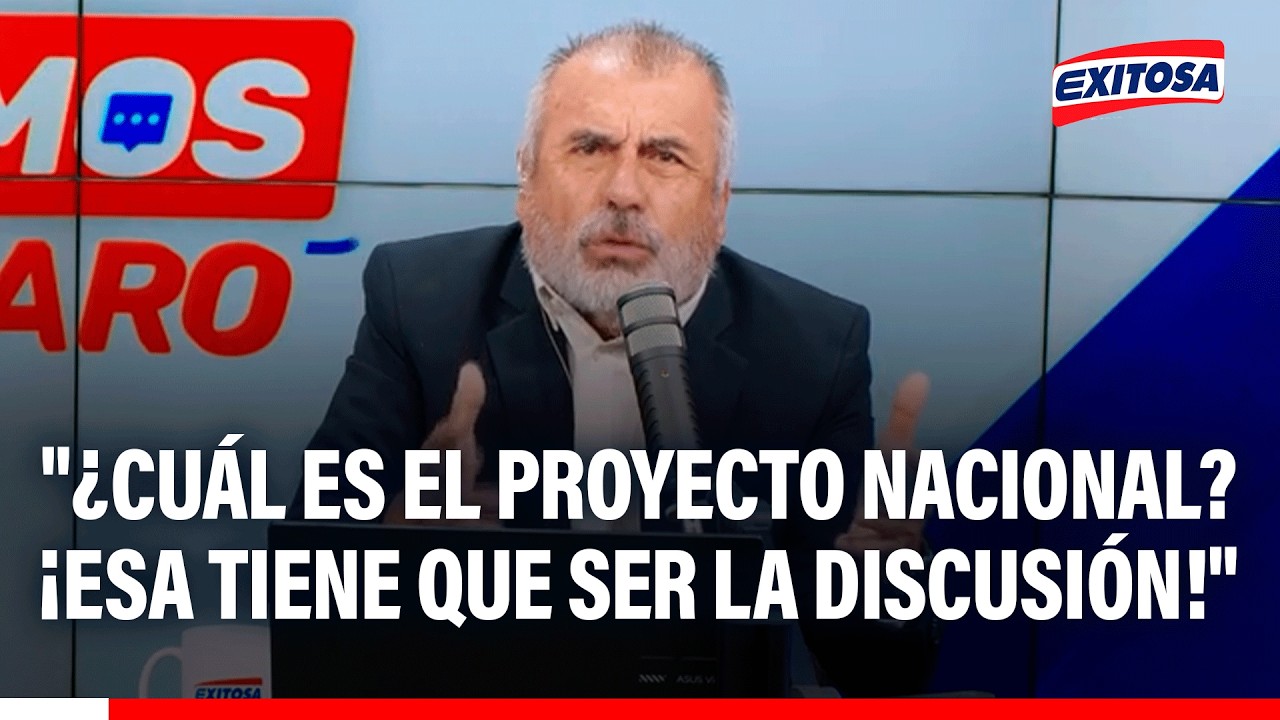 🔴🔵 Nicolás Lúcar plantea que debate político debe centrarse en definir un "proyecto nacional"