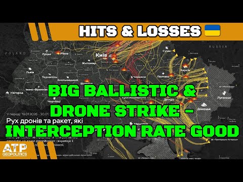 Big Ballistic Attack, High 🇷🇺 Frontline Losses | Ukraine War Update (20260120): Overnight News