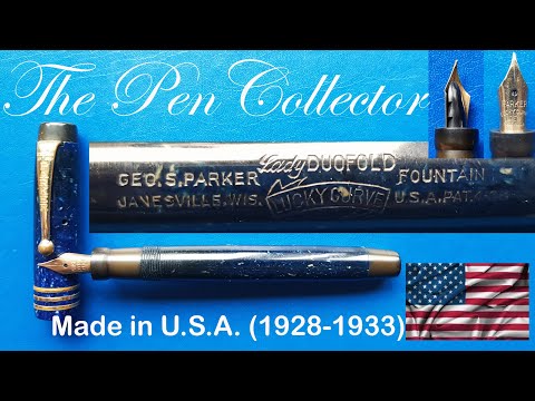 PARKER Lady Duofold Lucky Curve Fountain Pen Review