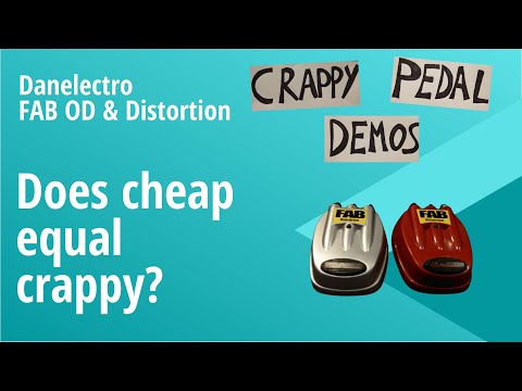 Danelectro FAB Overdrive and Distortion Demo