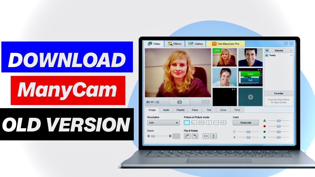 How to INSTALL Old VERSION ManyCam 4.1.2 On PC/Laptop & Mac
