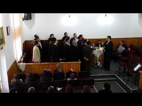 Corul barbatesc de la Voitinel - Pe o pajiste