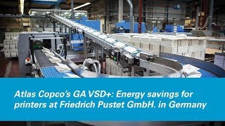 GA VSD+ 75-110 olajbefecskendezéses csavarkompresszor