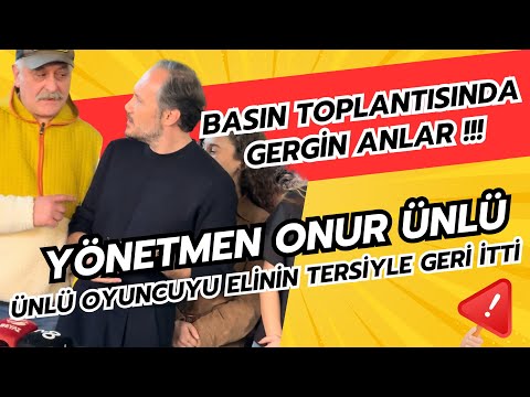 Güneşin Oğlu Tiyatro Oyununun Basın Toplantısında Gergin Anlar Yaşandı ‼️‼️ Onur Ünlü Pes Dedirtti!!