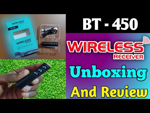 BT-450 Wireless Bluetooth Receiver AUX Music Audio for Car