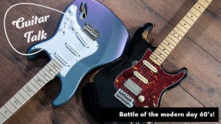 Video thumbnail for Guitar Talk - Suhr V63 vs PRS Silver Sky 635JM Neck and Middle Pickups by Guitar Talk | Guitar Gear Giveaway