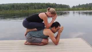 preview picture of video 'Lovers' Yoga- Photo-shoot Highlights on the Dock'