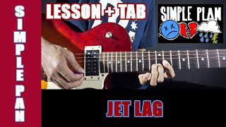 How To Play Simple Plan Jet Lag INTRO - Guitar Lesson + TAB