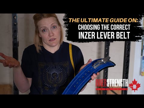 Inzer Advance Designs Lever Belt Sizing Instructions