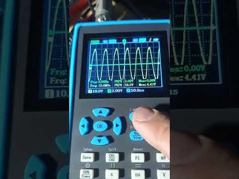Осциллограф ZEEWEII DSO2512G, 2,8 дюйма. работа на частоте порядка МГц