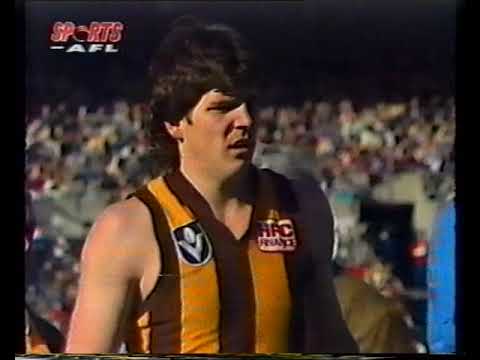 RIck Kennedy and Jason Dunstall 1985 VFL Preliminary Final